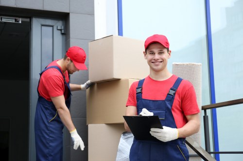 Office relocation planning materials in Maidavale