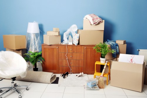 Packing and handling office furniture for a Maida Vale business relocation