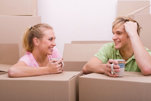 Removal van in Maidavale ready for a local home move