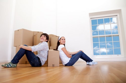 Secure handling of confidential files during an office move