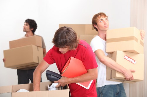 Careful handling of furniture and household items by local movers