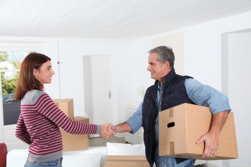 Local moving van helping with residential and commercial moves in Maida Vale