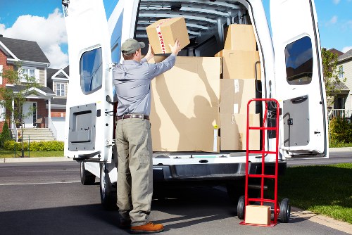 Packing and labeling office items for relocation