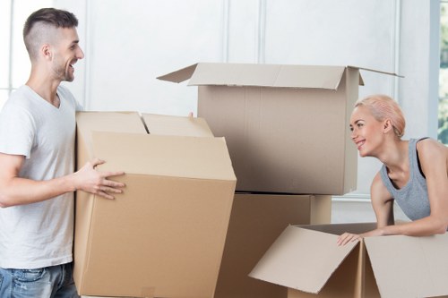 Professional moving support with van loading in Maidavale