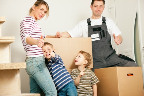 Commercial removal services in Maidavale with office equipment transport
